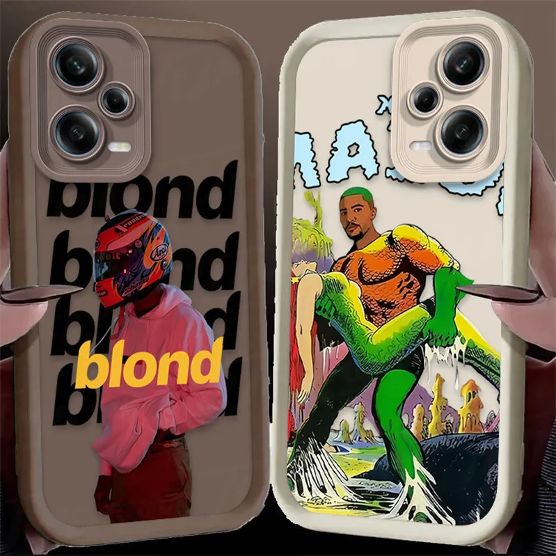 Frank Blonde Oceans Hot Soft Silicone Case for Xiaomi Redmi Note 13 12 11 Pro Plus 4G 5G 12S 11S 10S 10 9 9S 8 12C 13C A3 Cover