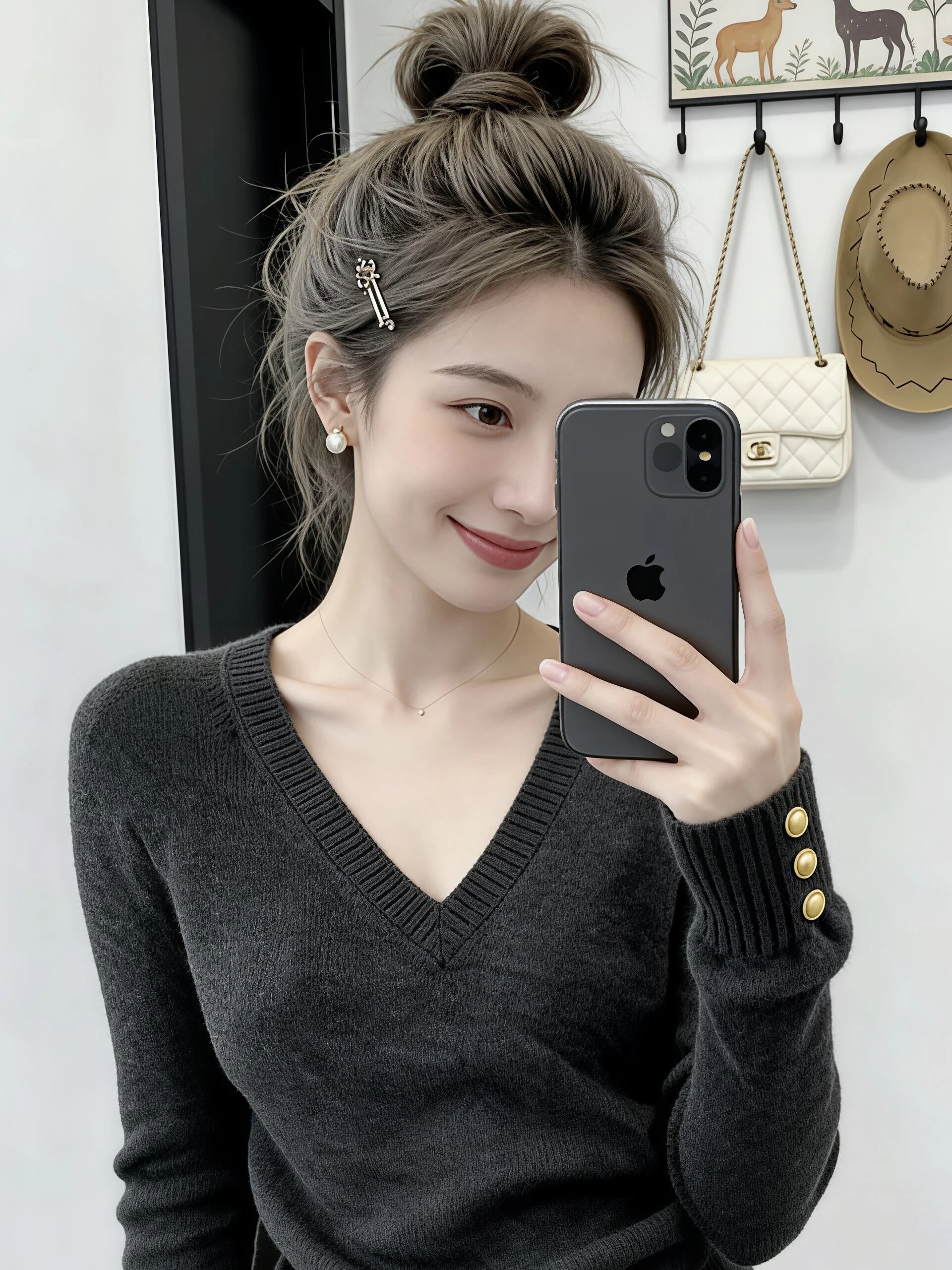 الرجعية لينة مريحة V-Ne تريكو المرأة الخريف الشتاء التخسيس Sli ملابس داخلية أعلى تخفيف Sle محبوك الدافئة Thiened