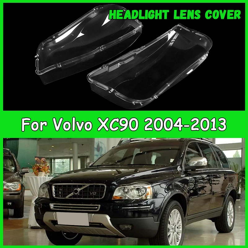 

For Volvo XC90 2004-2013 Car Headlight Lens Cover Headlamp Shade dust cover for headlights car accessories automobil parts