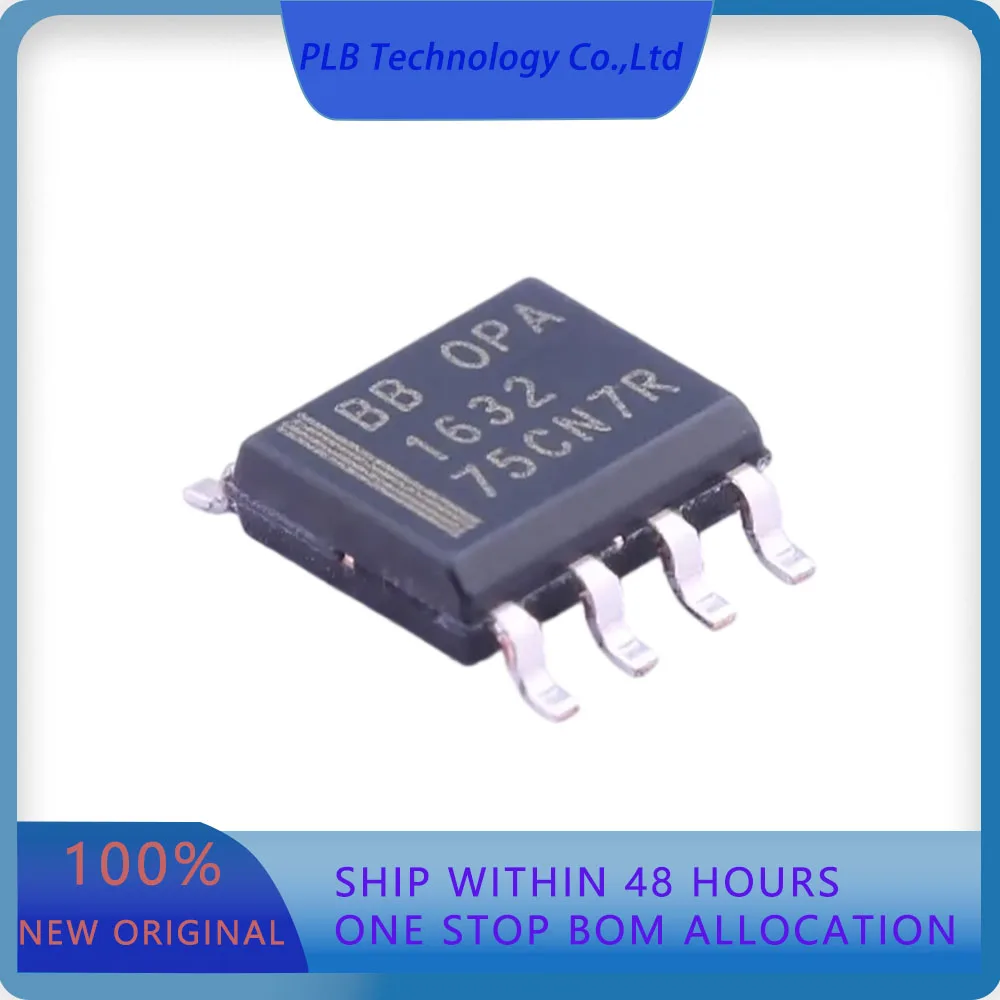 5PCS/LOT OPA1632DR OPA1632  17.1mA 1-Channel SOIC-8 Audio Amplifiers Original Stock
