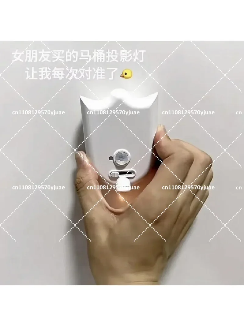 Motion Sensor Toilet Night Light LED Projection Lamp Automatic Bathroom Illumination Accessories
