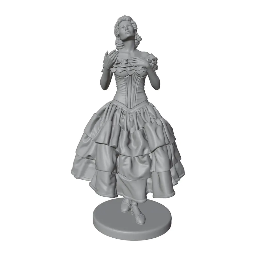 1/24/18 scale resin figurine character model, high-fidelity model action figure, not painted, perfect for gaming and collection