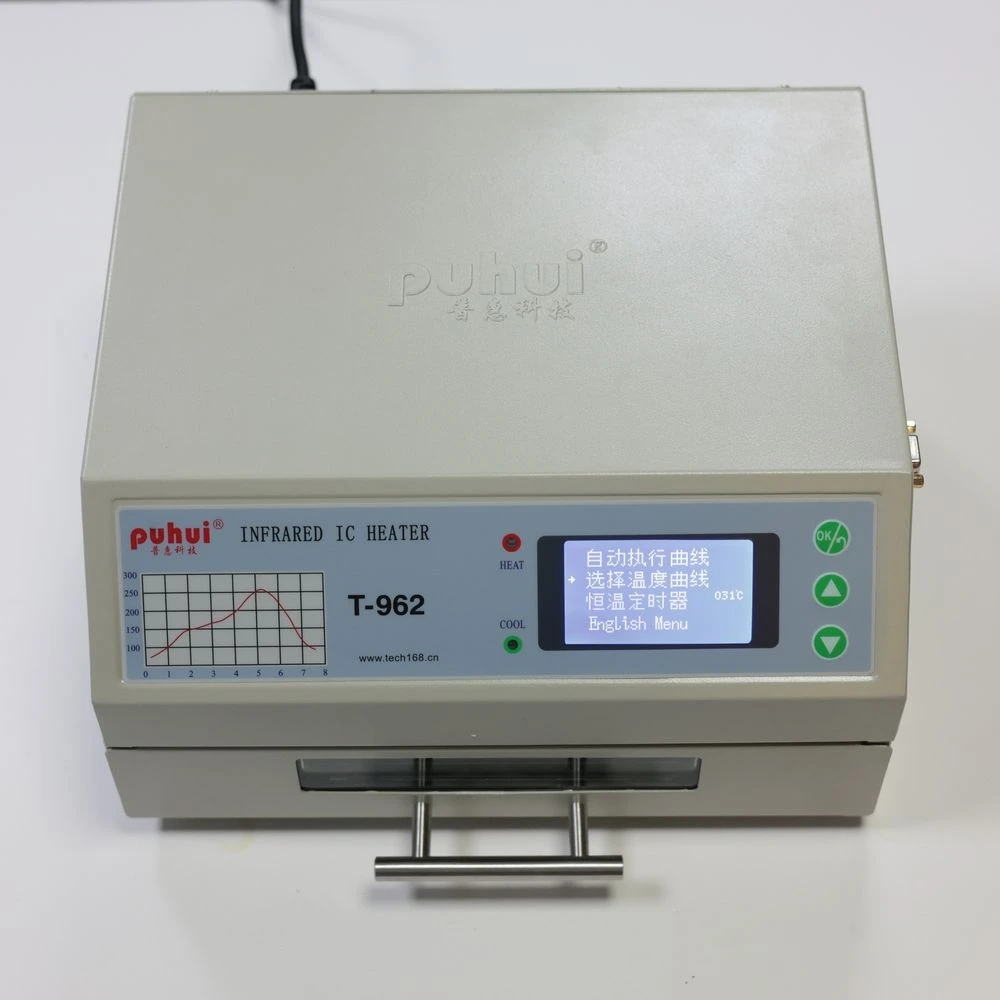

T-962 High Precision Desktop Intelligent Reflow Welder 8 Curve Circuit Board Surface Mount Small Reflow Welding