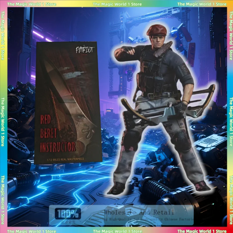 

Patriot Studio Red Beret Инструктор Jack Clausa 1/12 Подарочная коллекция движущейся гуманоидов 24-часовая доставка