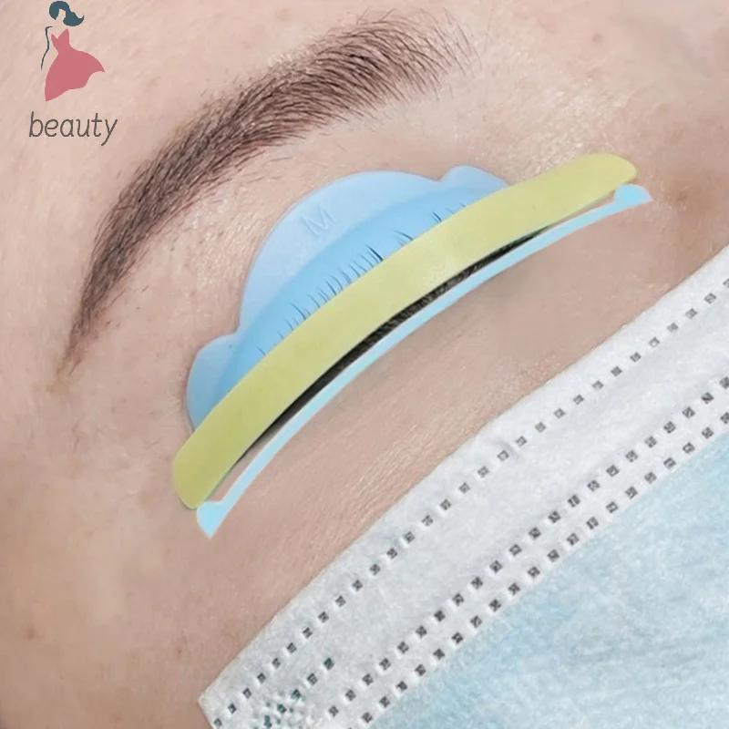 3Pairs/Bag False Eye Lash Curler Patches Silicone Eyelash Perm Pads Lash Extension Perm Tools Lash Lift Shield Pad Beauty Salon