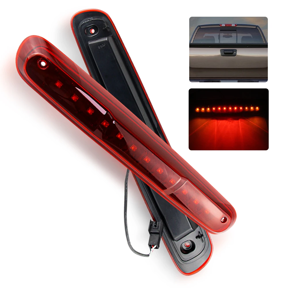 

1 шт. для Chevrolet Silverado GMC Sierra 1500 2500 3500 HD 3-й третий задний стоп-сигнал светодиодный грузовой фонарь центральный высокий стоп-сигнал