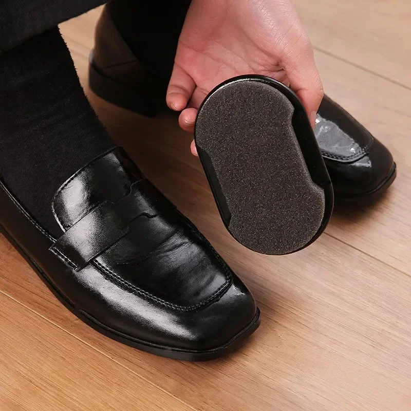New Colorless Cleaning Cream for Shoes & Leather Goods Sponge Shoe Wax Shoe Polish Brush Shoe Accessories Leather Care Polish