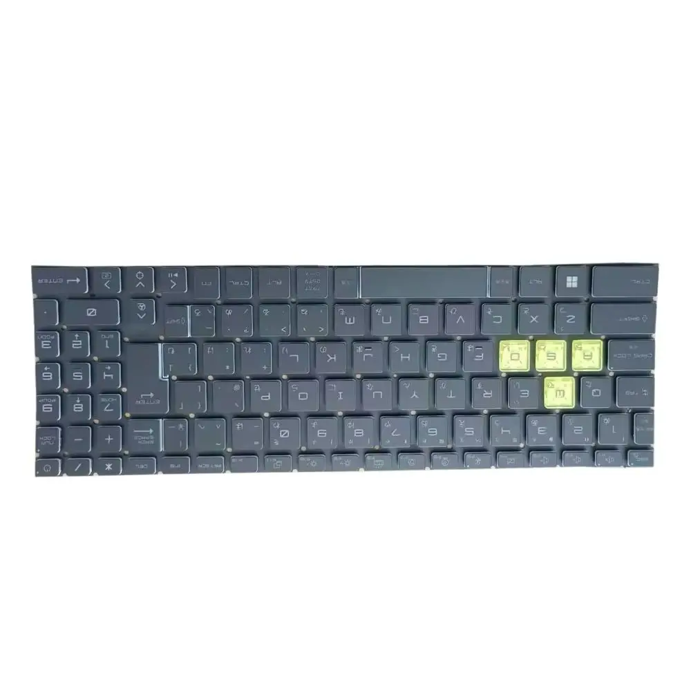 Laptop No Backlit Keyboard Limited Edition For MSI Crosshair 15 Crosshair 17 V203222BJ English US Black No Frame