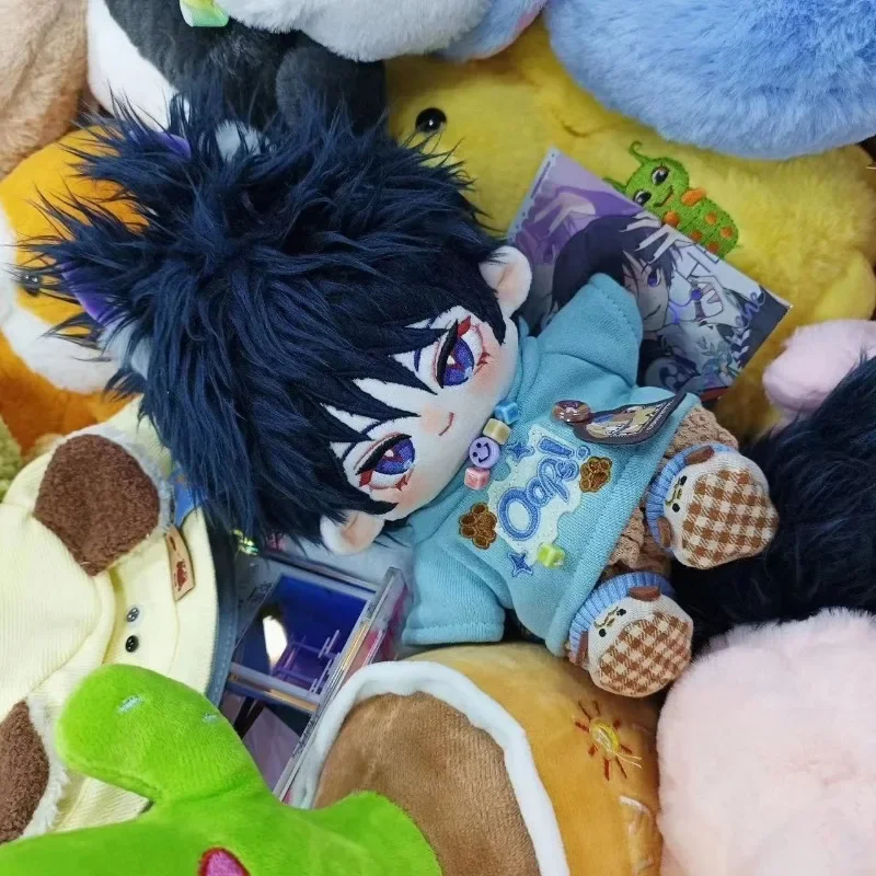 Wanderer 20cm Plush Doll Genshin Impact Plushie with Clothes Anime Game Cosplay Peripheral Toys Fans Gifts Free Shipping Items