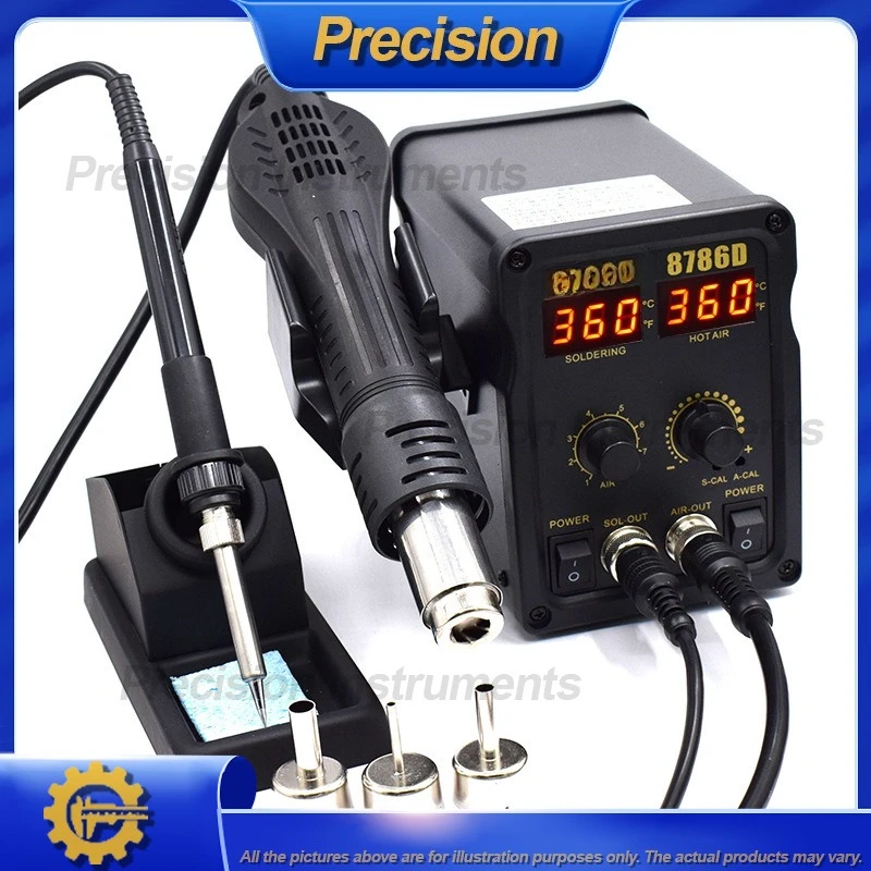 2026 محطة إعادة العمل لحام التحكم في درجة الحرارة الرقمية لإصلاح الهاتف المحمول مع مجموعة فوهة ثابتة #5