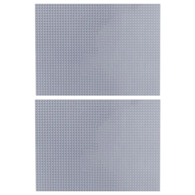 2 Stuks 48*64 Dots Bodemplaat Bouwstenen, Muur DIY Bodemplaat, klassieke Bricks Speelgoed Voor Kinderen, Compatibel Bouwsteen
