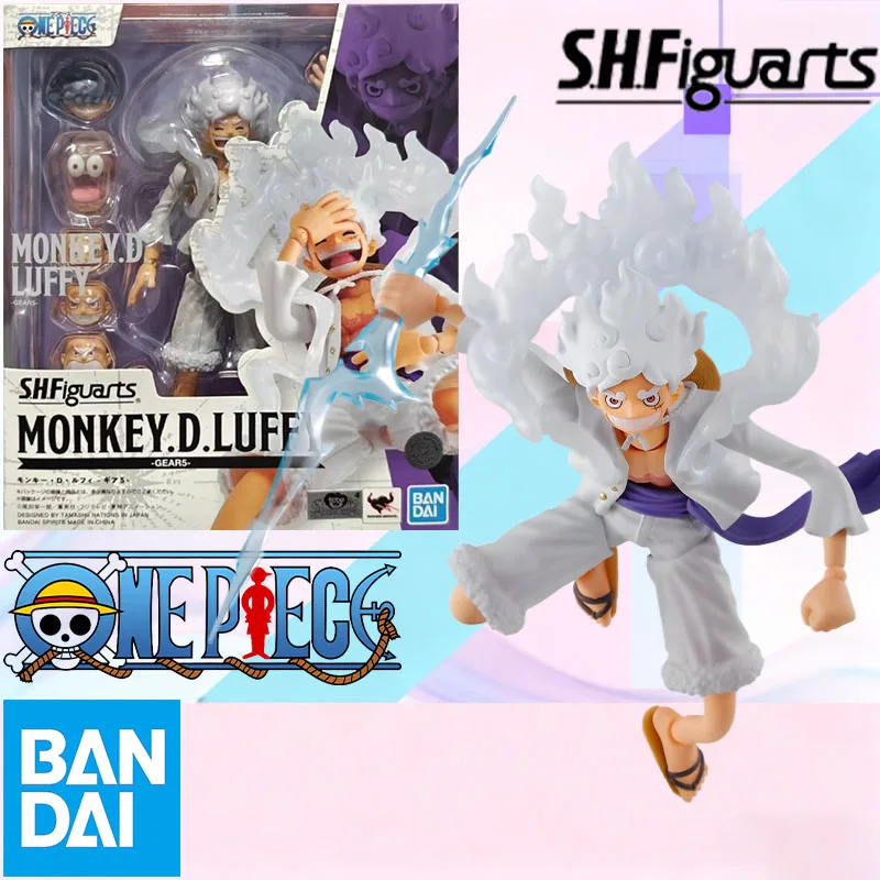 

In Stock BANDAI Original Box S.H.Figuarts ONE Piece MONKEY D LUFFY GEAR5 RORONOA ZORO SHF Action Figure Model Toy Gift for Kids