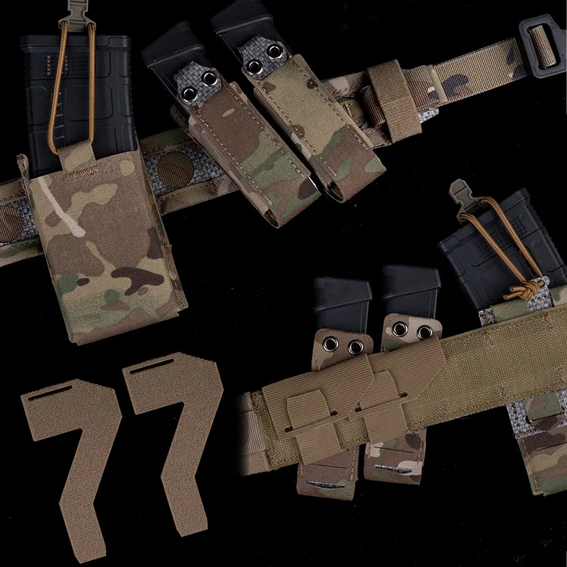 Funda MOLLE táctica para cargadores de pistola con cierre diagonal - imagen 5