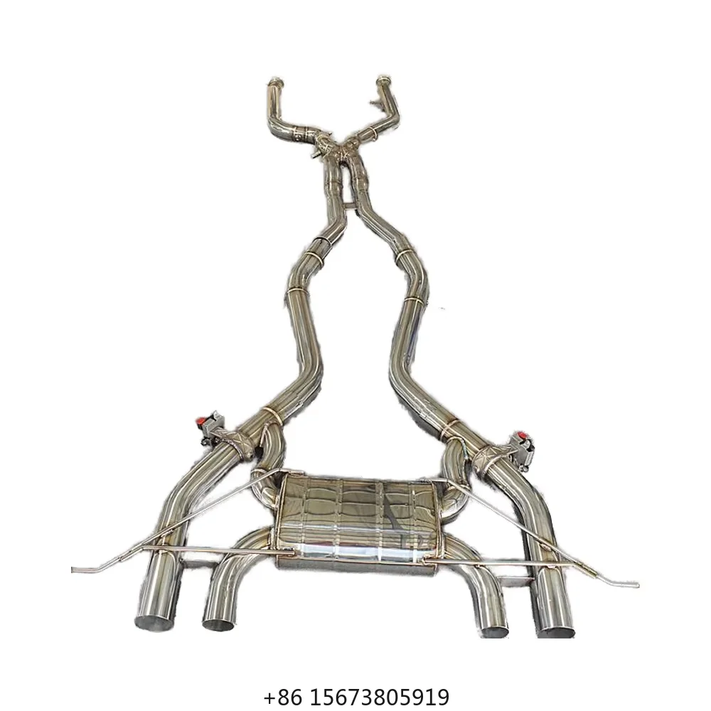 

Индивидуальная спортивная выхлопная система с двойным средним патрубком и клапанами для M3/M4 G80/G82/G83 3.0T 2019-2023: Клапанная выхлопная система для оптимальной производительности