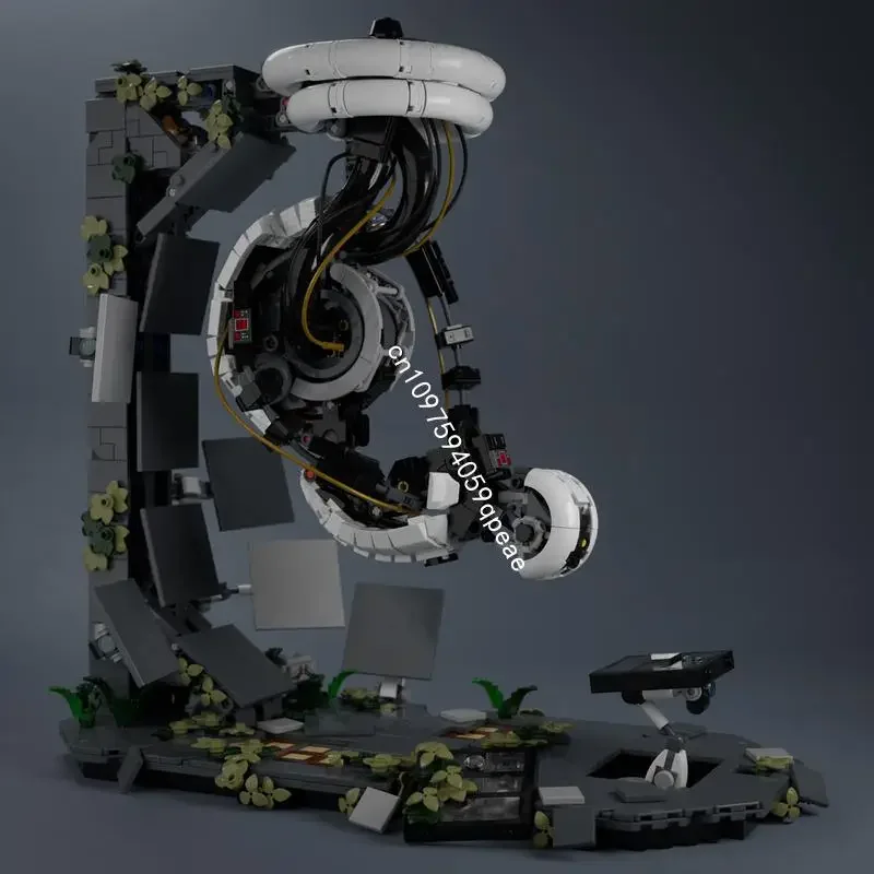 

New 1867Pcs Famous Portal Game Series Glados Moc Street View Model Custom Puzzle Diy Creative Ideas Kid Toy Birthday Gifts