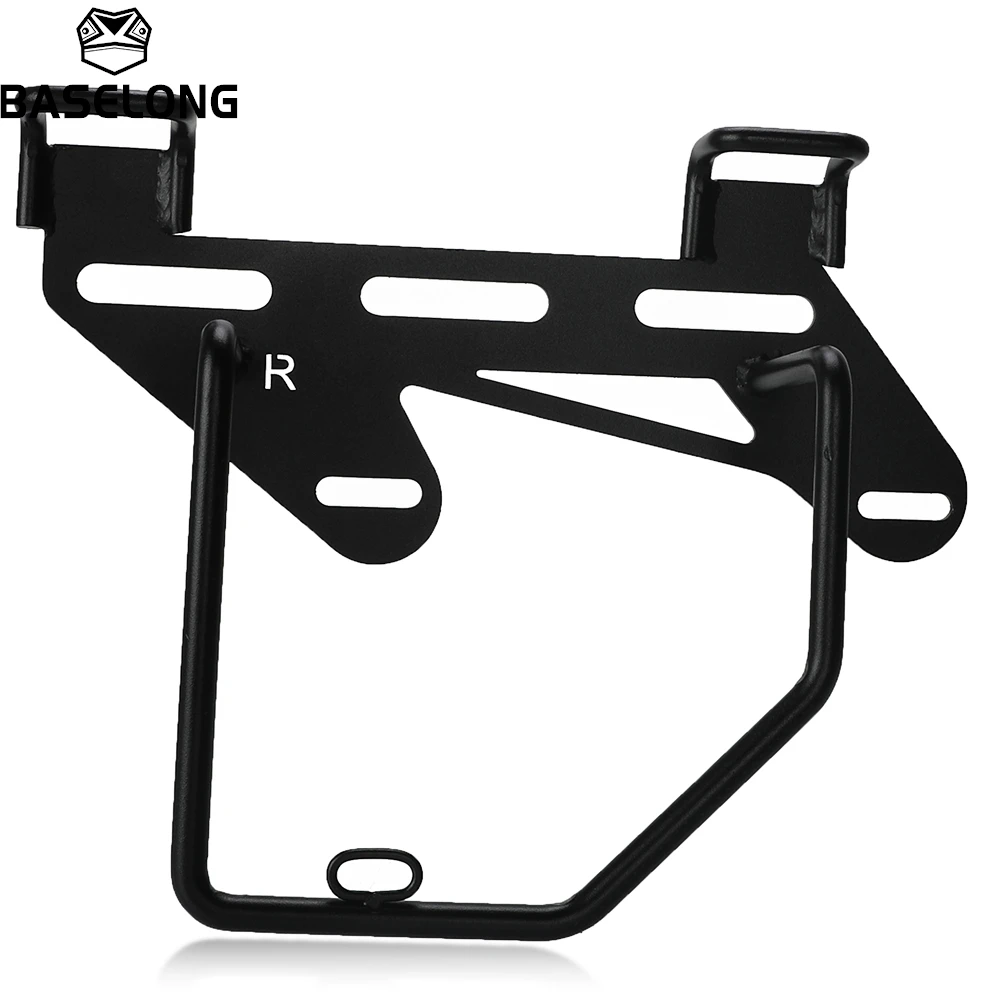 Motorcycle Saddlebag Support Side Saddle Bag Brackets Kits For Kawasaki W400 W650 W800 VN250 Eliminator 250V For XL883L XL1200NS 6