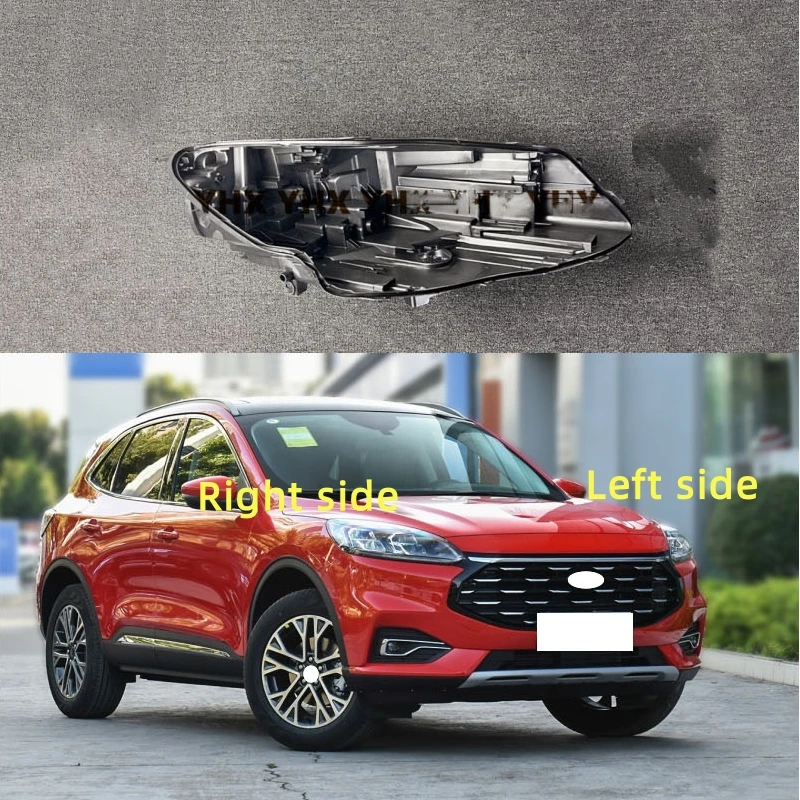 

For Ford Escape 2019 2020 2021 Headlamp Base Headlight Rear shell Headlight House Black rear shell