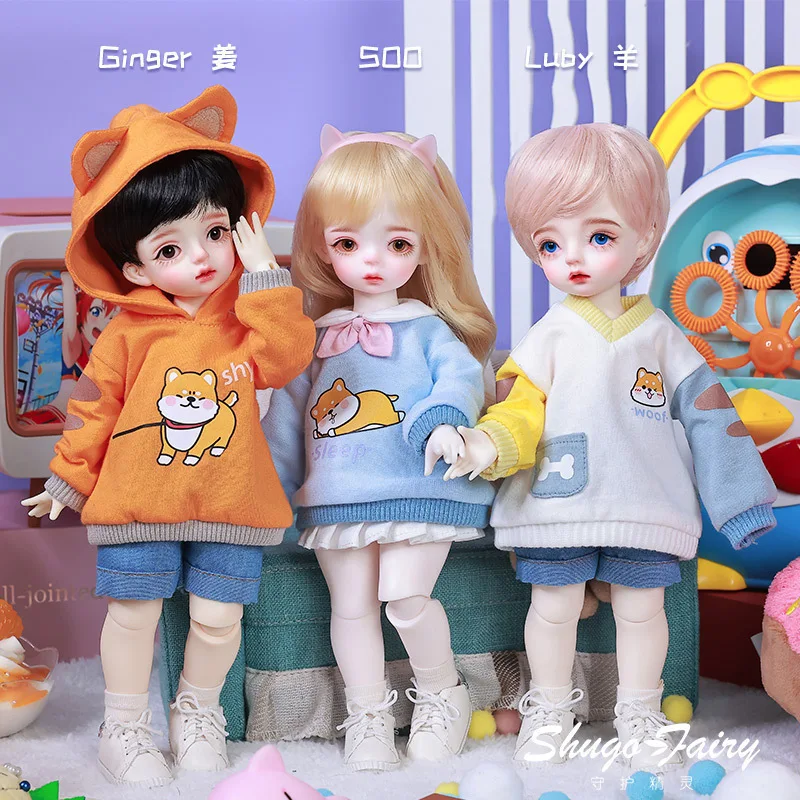 

Authentic Bjd Doll Sd1/6soo Sheep Ginger Mia'S Baby Doll Comes With 4 Pairs Of Interchangeable Hand Shaped Children'S Day Gifts