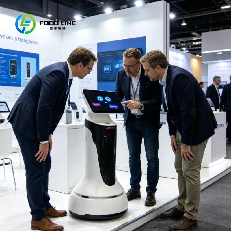 Customized Lobby Reception Robot Touch Screen Voice Interaction Auto Navigation for Hotel Consulting Welcome Robot