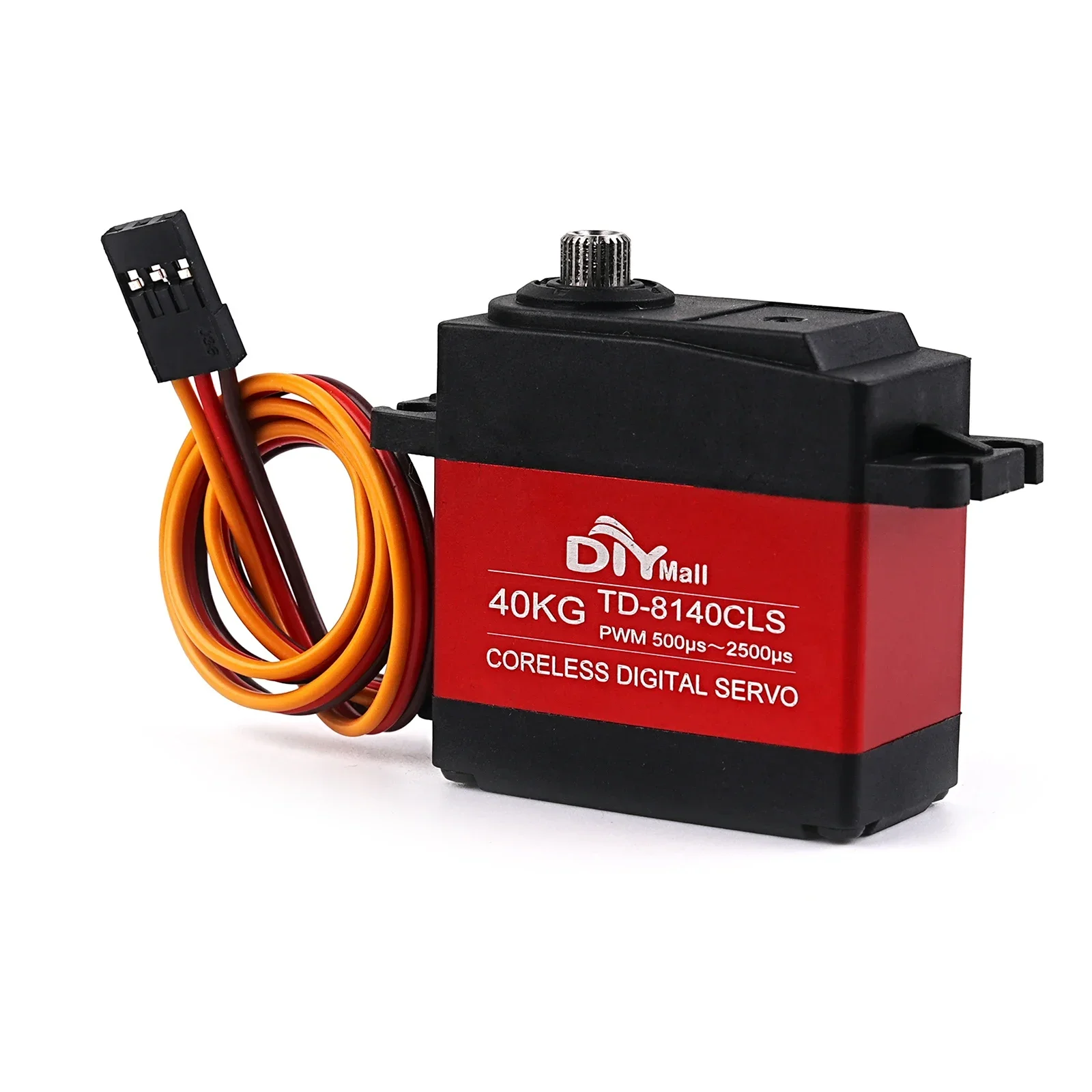 40KG RC Servo 180/270/360 Gradi Coreless Metal Gears PWM Servomotori Digitali Motore TD-8140CLS Per 1/8 1/10 Bilancia Auto Veicolo