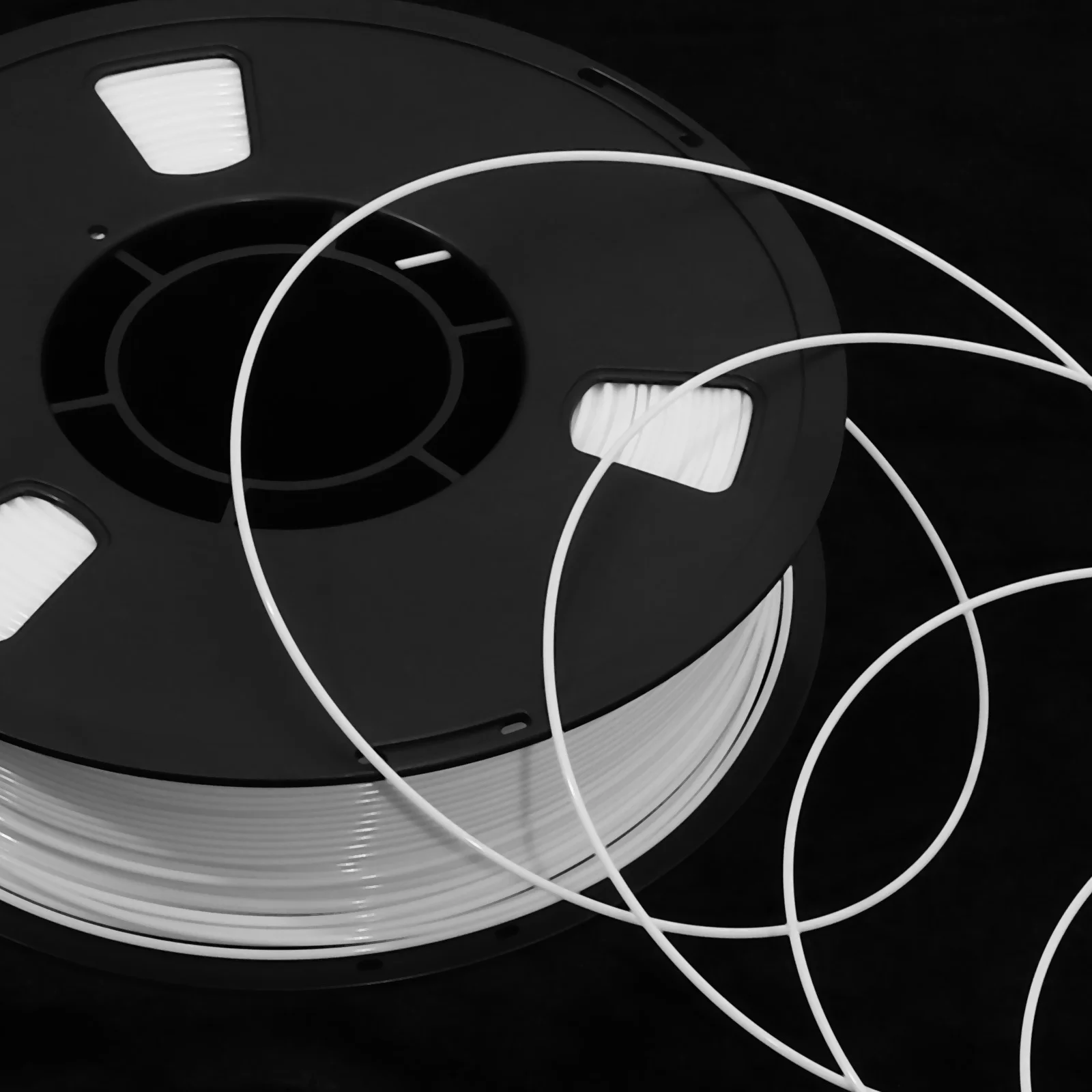 

1 Roll 3D Printing Filament Petg 1.75Mm White High Strength Impact Resistant For 3D Printer Tubing Replacement Accessory