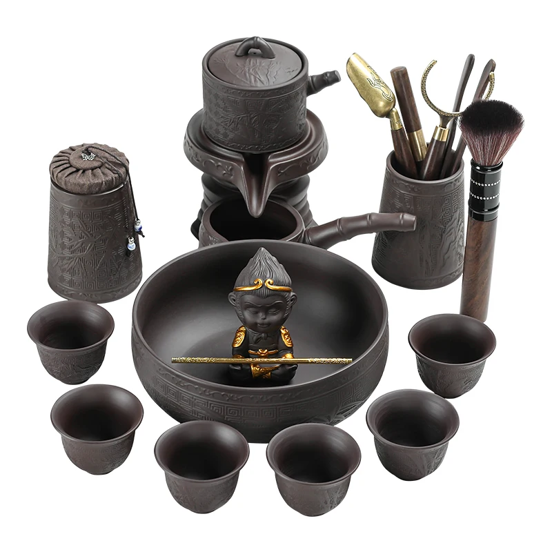 Purple Sand Tea Set  Making Tool Kung Fu  Office Reception Pot  Cup