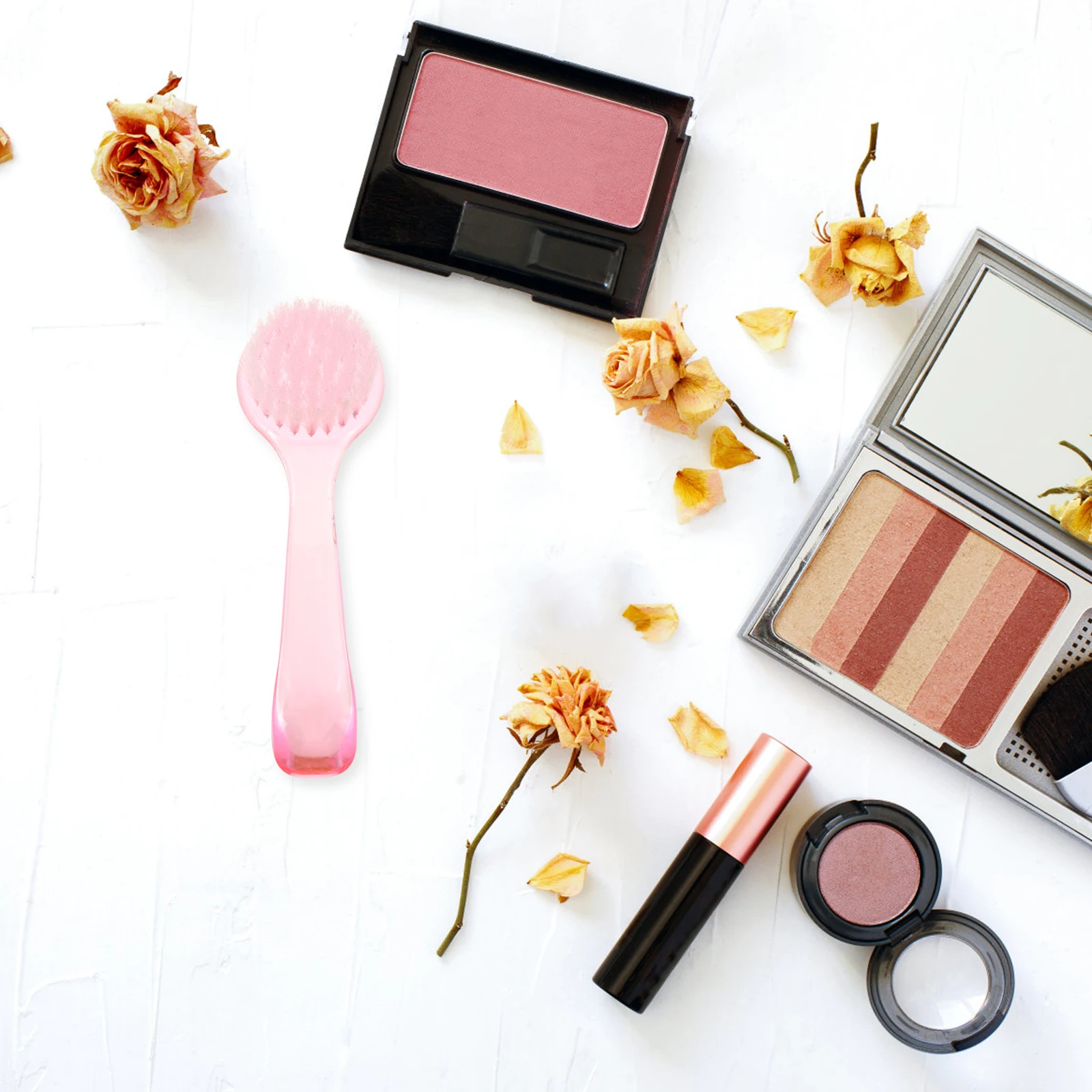 

8pcs Plastic Pore Cleansing Brush Face Gel Remover Washer Facial Cleaning Nail Brushes Scrubber Soft Bristle Promote