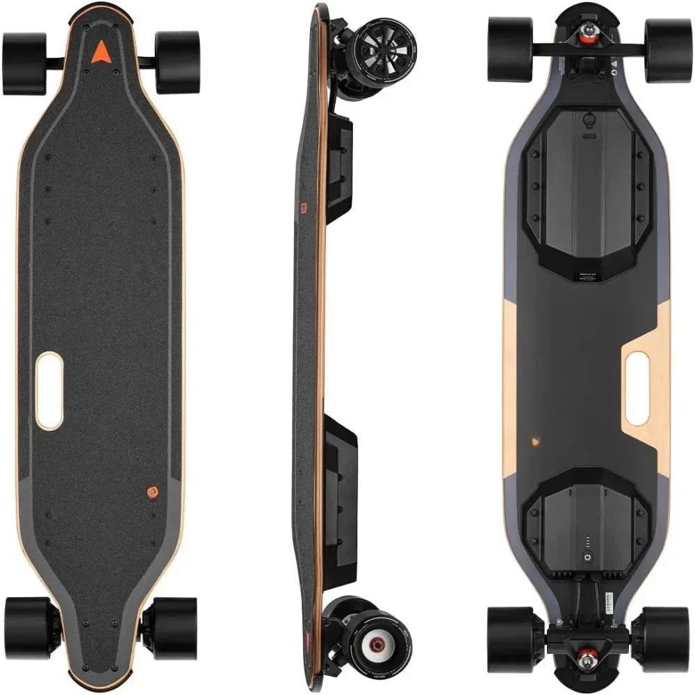 Electric Skateboard with Remote, Top Speed of 29 Mph, Smooth Braking, Easy Carry Handle Design,