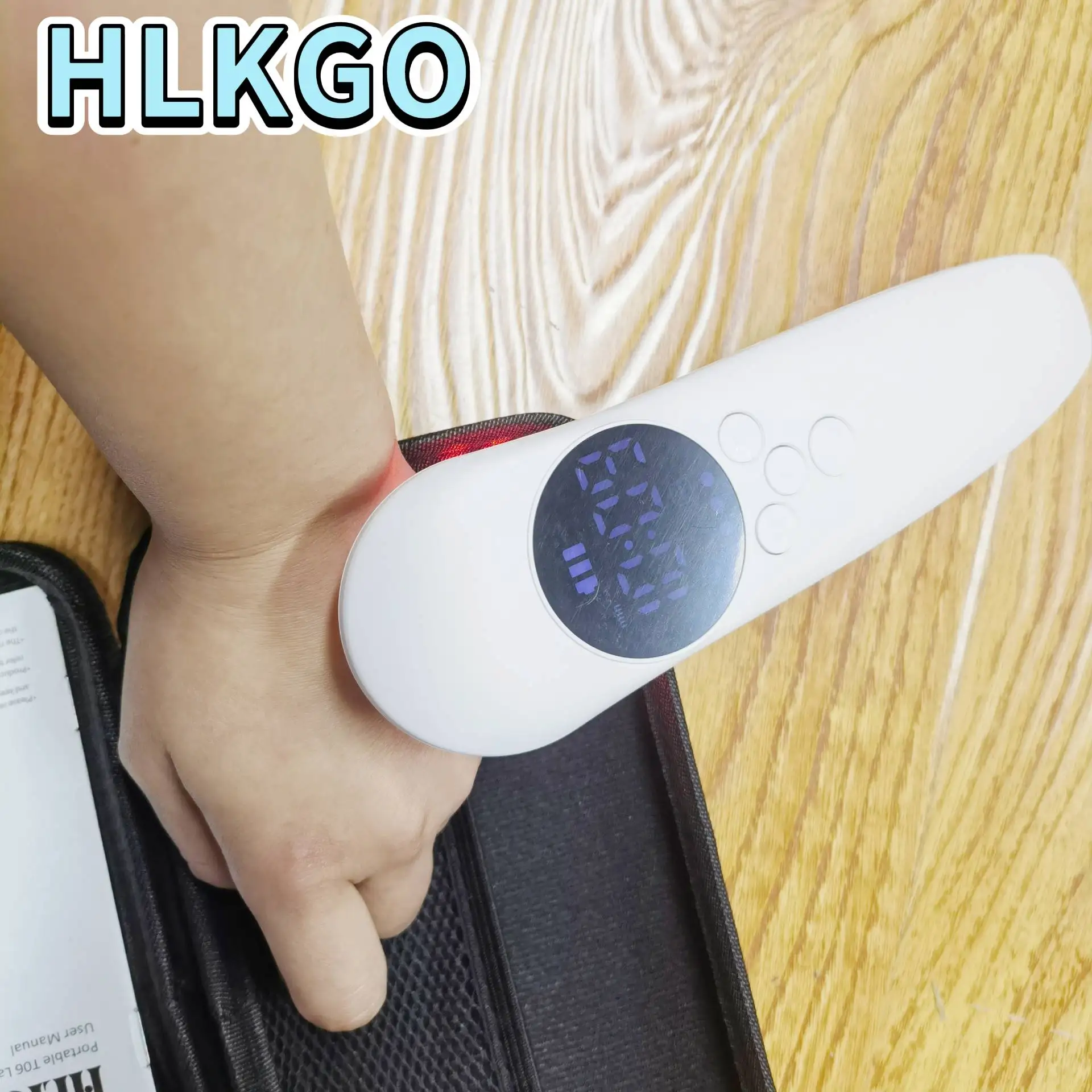 

Cold Laser Therapeutic Device, Portable for Back Neck Joint Pain, Dual Band 650nm 808nm Technology