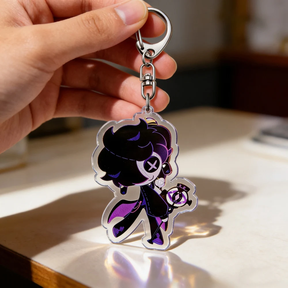 Llaveros y Accesorios de Cookie Run con diseños de Candy Apple Cookie y Black Sapphire Cookie, Llaveros de Película, Joyería, Regalos para Fans de Juegos