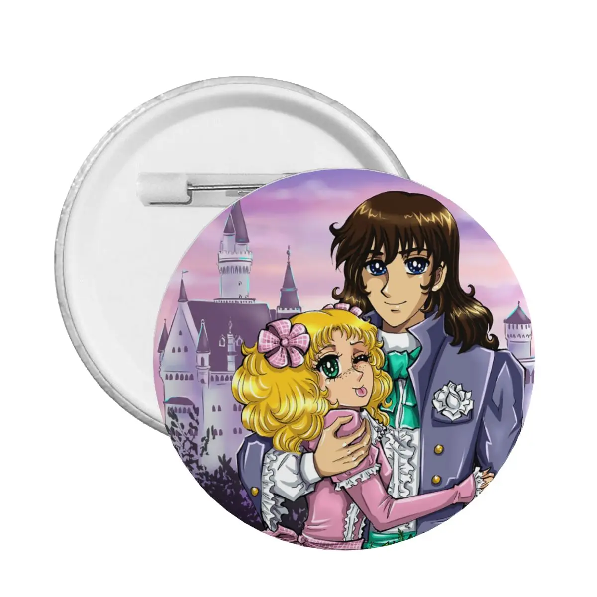 Candy-Candy And Terry Grandchaster Soft Button Pin Custom Novelty Pinback Badges Brooches Friends Gift