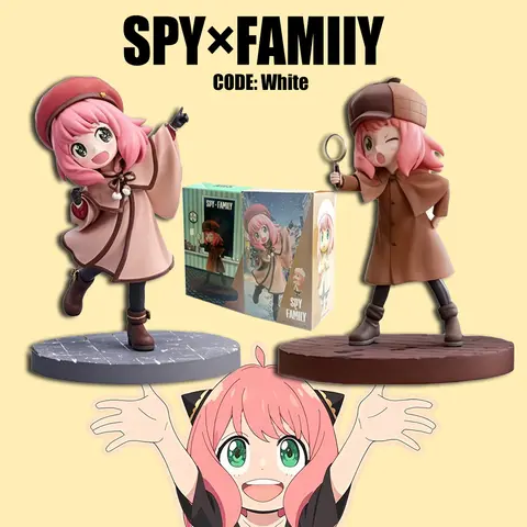 15CM Anime Anya Forger Figure Gekijouban espion × Code familial blanc Kawayi modèle mignon jouet cadeau Collection ensemble jouet figurine d'action
