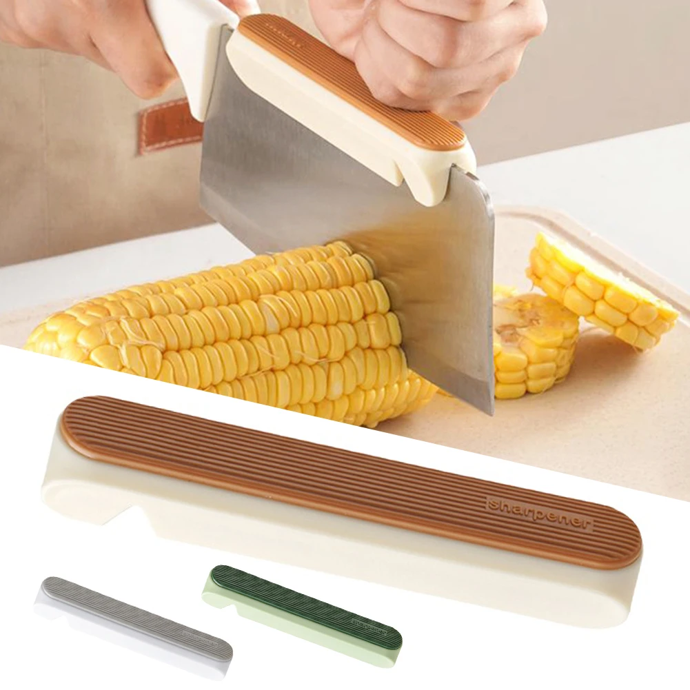 Vegetable Cutting Hand Guard With Knives Sharpener Dual Purpose Kitchen Chopping Boosters Holder Kitchen Accessories