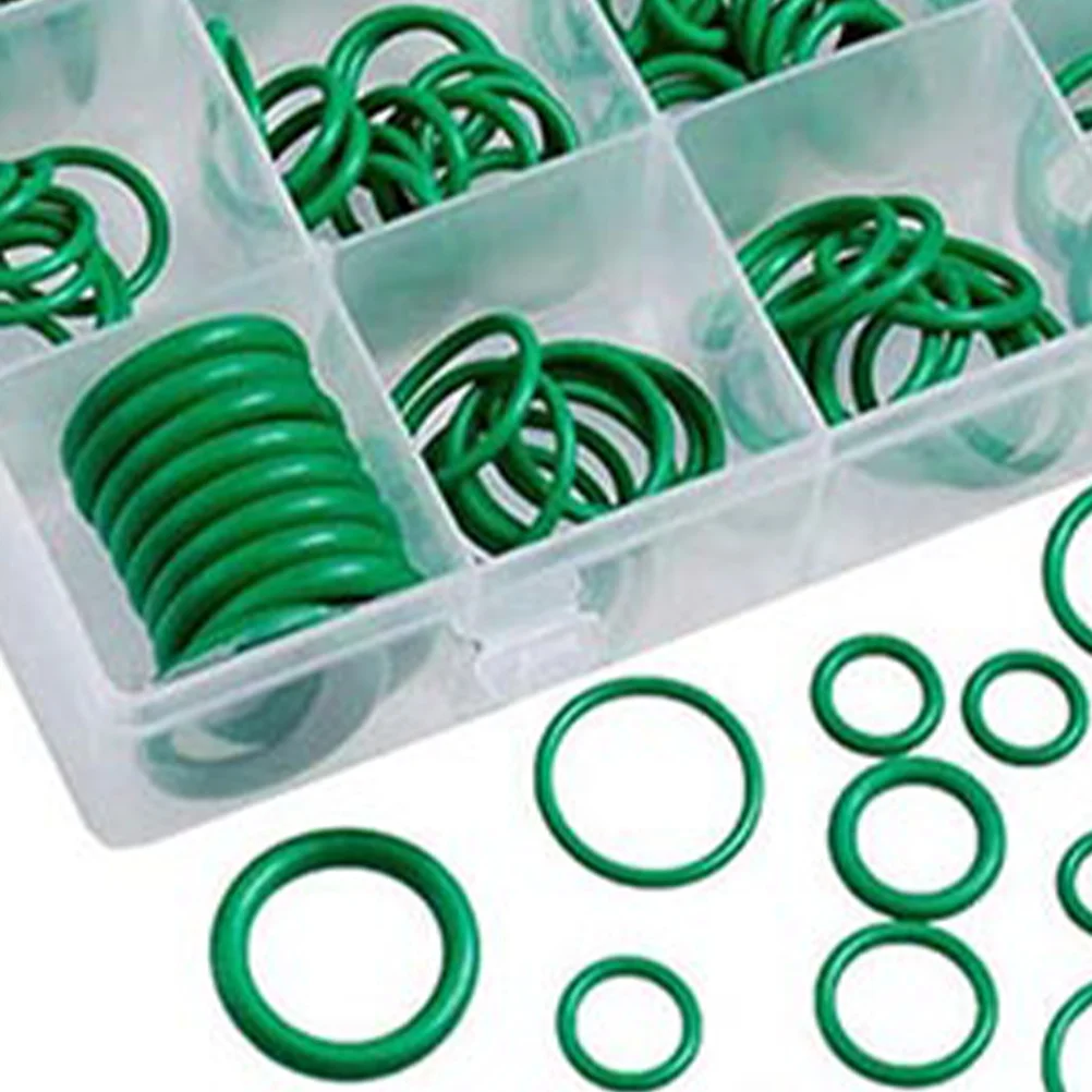 

48pcs Fuel Injector O Rings Seal Kit High-Temp Resistant Rubber Sealer Band For Automotive Fuel System Replacement Washers