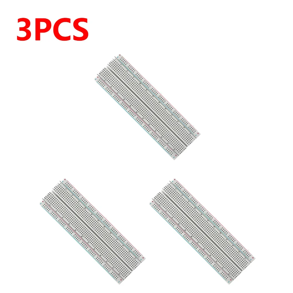 Breadboard 830 Punt Printplaten Soldeerloze Universele Experiment Boards Splitsbaar Voor Circuit Assemblage En Inbedrijfstelling