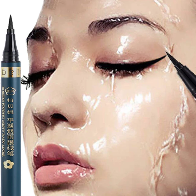 Waterproof Gel Liquid Eyeliner Long Lasting Brown Blue White Summer Sweatproof Quick Dry Eyeliner Pen Pencil Eye Makeup Cosmetic