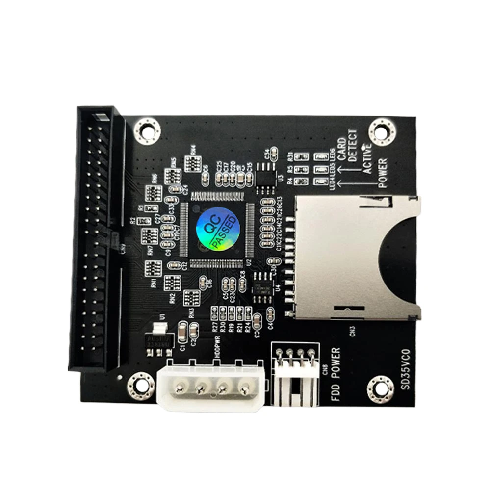 SD Geheugenkaart Naar 3.5inch 40Pin IDE Harde Schijf Adapter 40Pin IDE Harde Schijf Adapter Converter Ondersteuning voor Dos Linux Windows