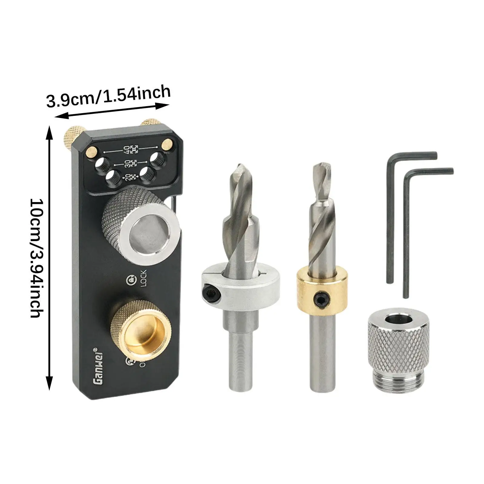 Guide de Profilé en Aluminium avec Perceuse M6 M8, Haute Performance Professionnelle