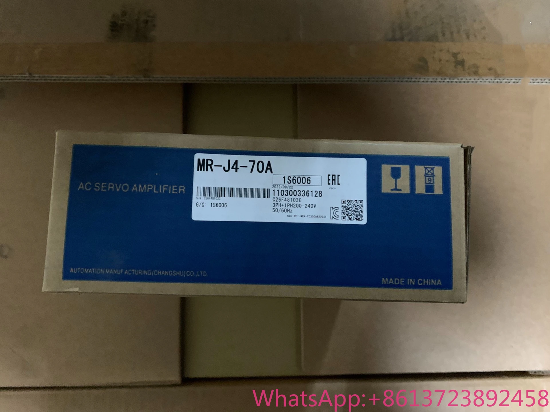 

Brand New MR-J4-70A MR-J4-70B MR-J4-100A MR-J4-100B MR-J4-200A MR-J4-200B MR-J4-350A MR-J4-350B