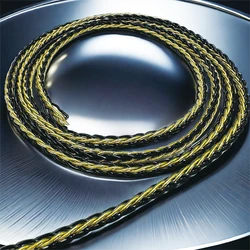 8-Strand 200-Core DIY Braided Headphone Cable Wires For HIFI Audiophiles