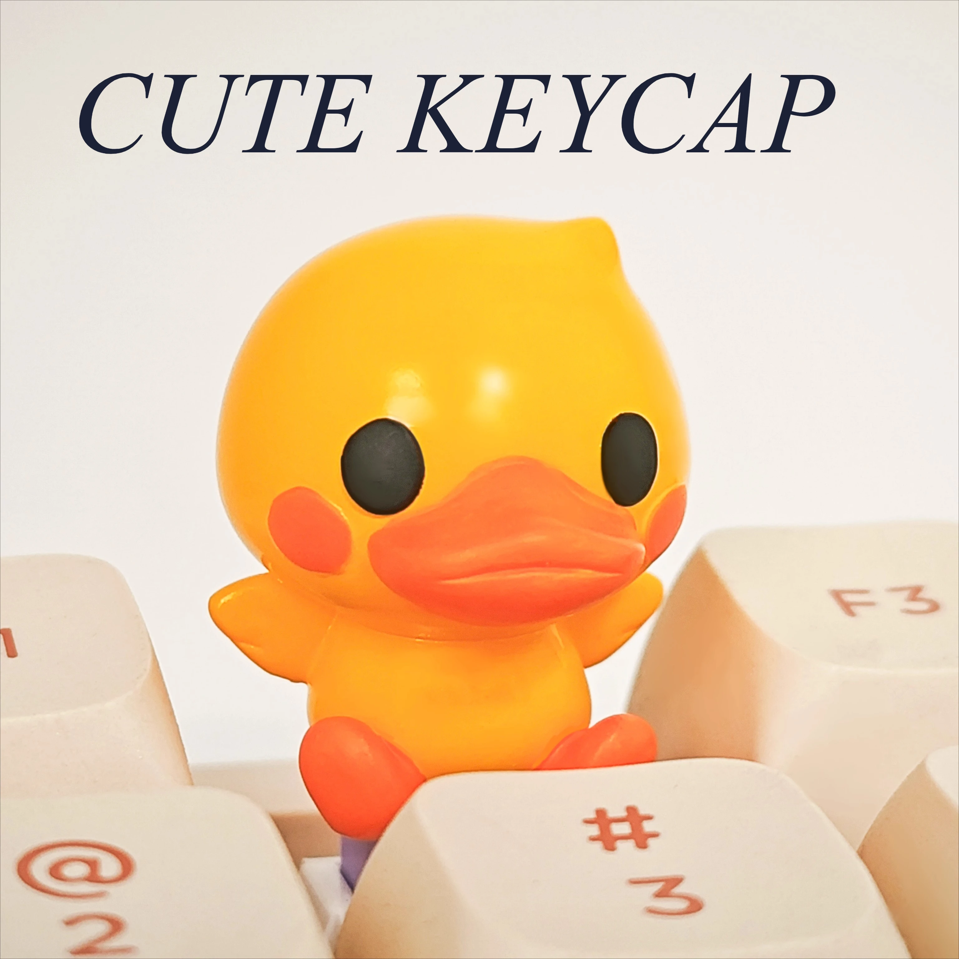 

Cute Duck Keycaps Customized Keycap Creative Resin 3D Keyboard Caps Esc Keycaps 1Pc
