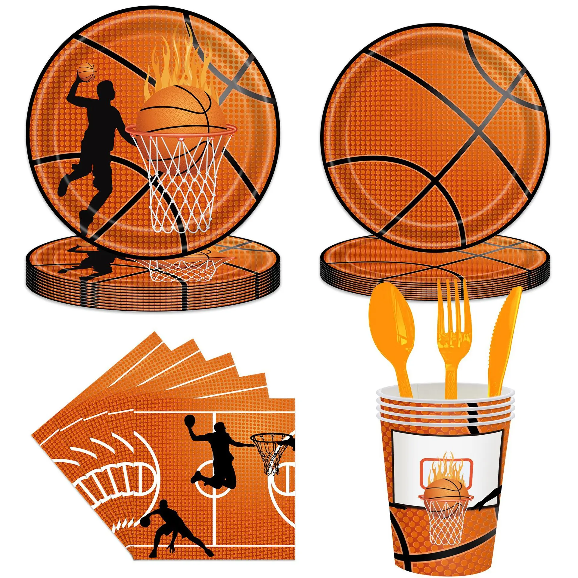 4cm Bouncy Basketball Toy Boys Sports Theme Party Decorations Happy Basketball Birthday Party Kids Favors Sports Parti Gifts