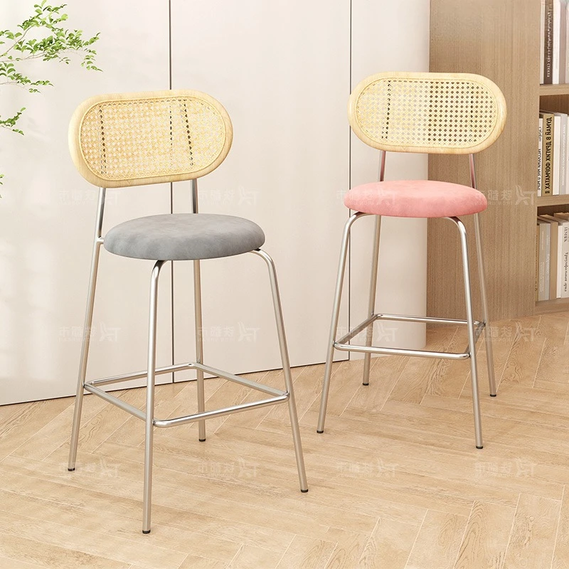 

Metal Chairs Design Chair Luxury Manicure Antique Furniture Cheap Counter Kitchen Stools Modern Bar Make Up High Stool Outdoor