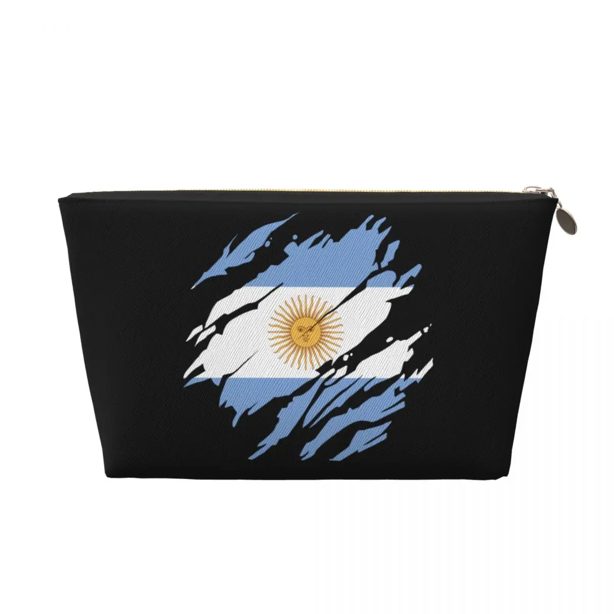 Custom Always Argentina Flag Travel Cosmetic Bag  Argentinian Proud Makeup Toiletry Organizer Ladies Beauty Storage Dopp Kit