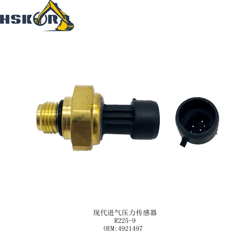 4921497 Intake Pressure Sensor R225-9 Excavator Parts for Hyundai