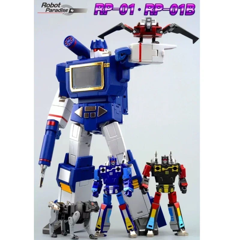 Transformation GérToys FT-02 RP01 Soundwave RP-01B FT-02B Bande Frenzy Laser Oiseau RP-01 FT02 RP01B Action Figure En Stock