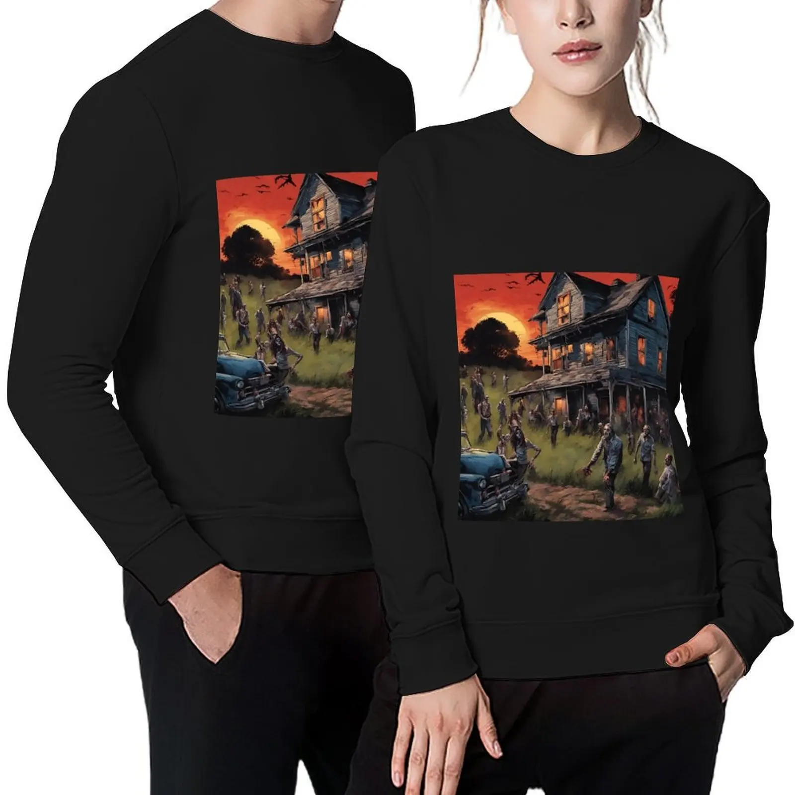 

Night of the living dead Pullover autumn clothes graphic t shirts men anime clothes mens designer clothes men sweatshirt