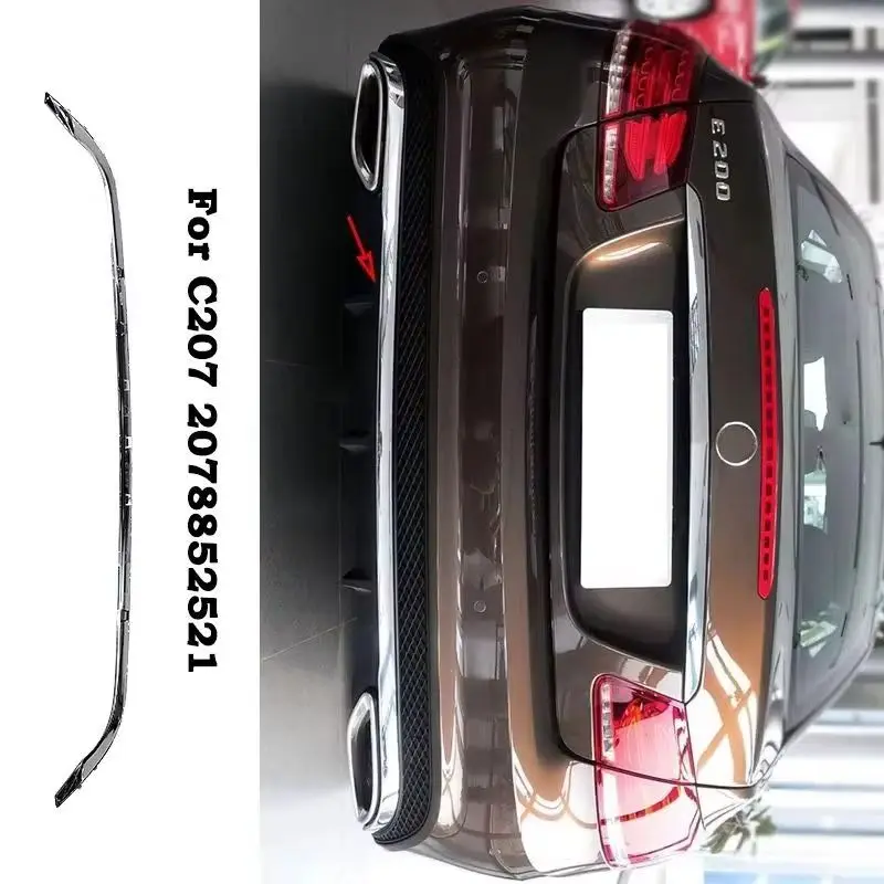 

For Mercedes Benz E Class Klass C207 W207 A2078852521 Rear Bumper Chrome Ｍolding Chromium Trim