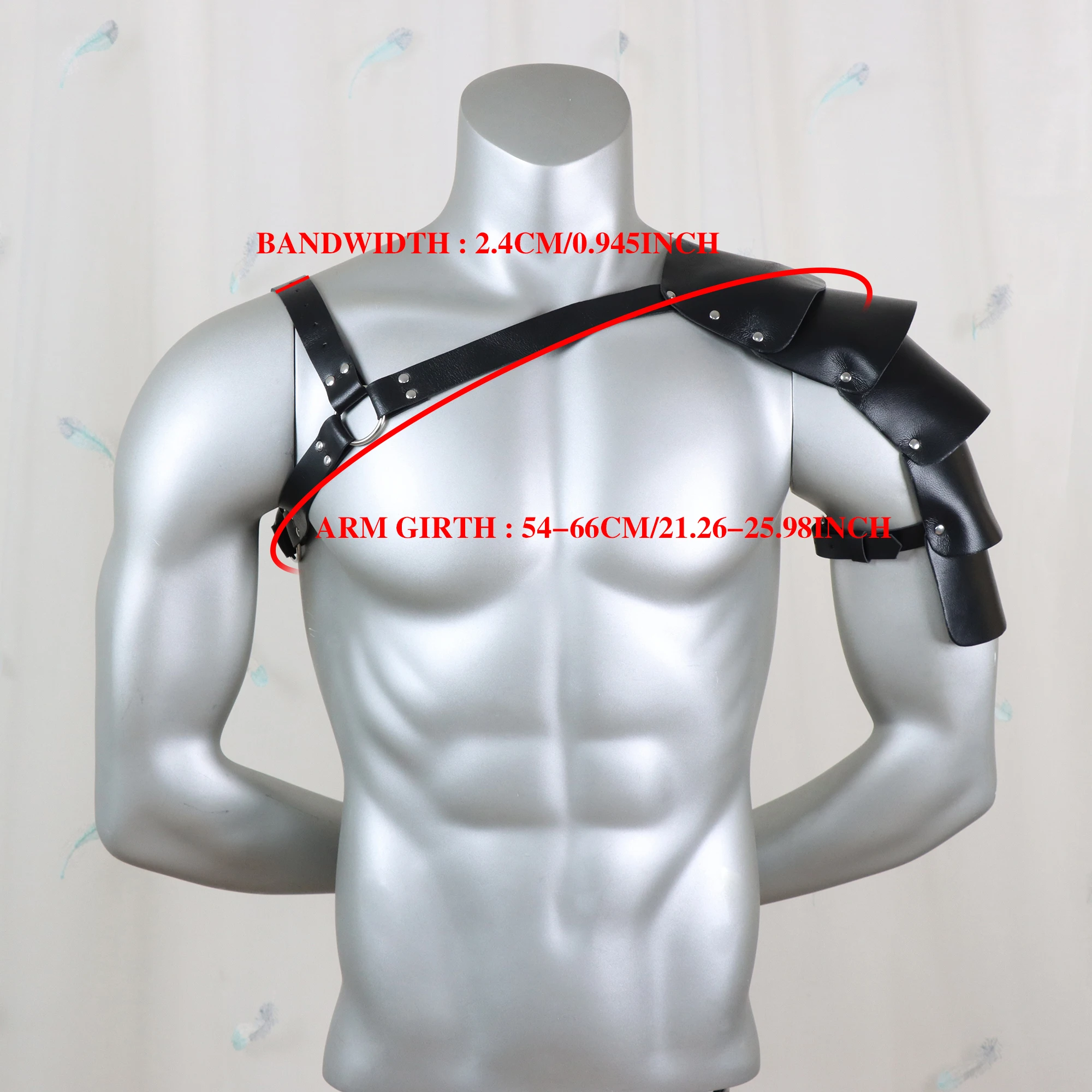 Halloween Mittelalterliches Wikinger-Kostüm-Set, Verkleidungs- und Aufführungszubehör – Detail 10