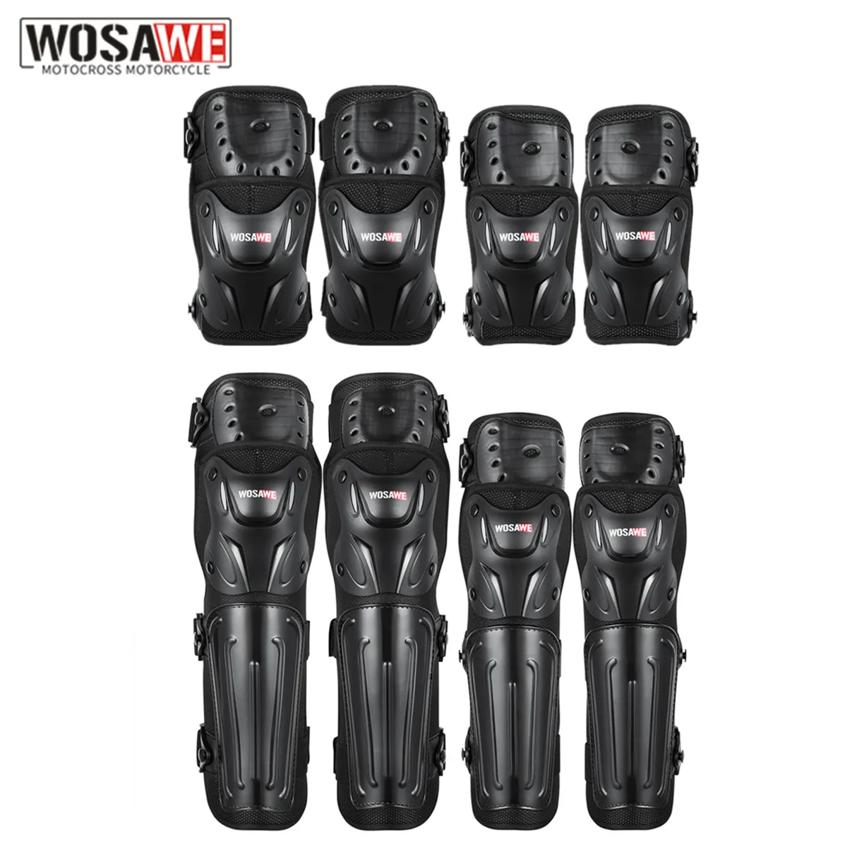 

WOSAWE New Protective Motorbike Kneepad Motocross Motorcycle Knee Pads MX Protector Night Reflective Racing Guards Protection